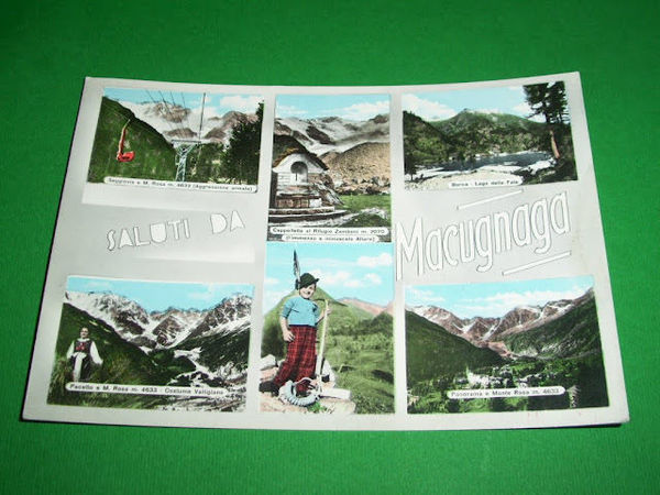 Cartolina Macugnaga - Vedute diverse 1964