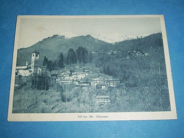 Cartolina Viù - Panorama generale 1936