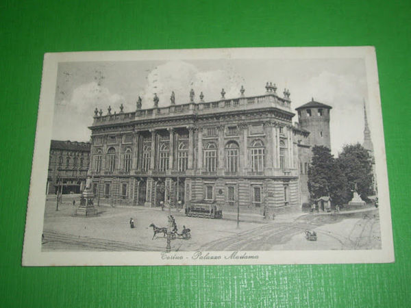 Cartolina Torino - Palazzo Madama 1924 *