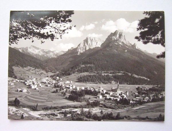 Cartolina Pozza ( Val di Fassa ) - Panorama 1955 …