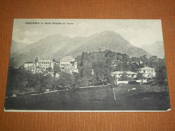 Cartolina Procaria in Valle Grande di Ceres - Panorama 1913