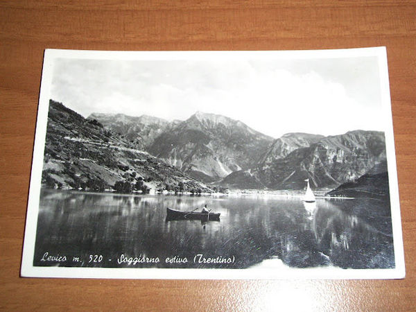 Cartolina Levico ( Trento ) - Veduta 1950 ca