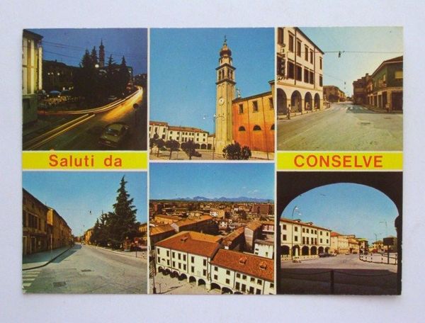 Cartolina Conselve ( Padova ) - vedute diverse 1978