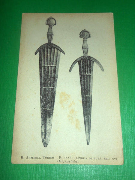 Cartolina Torino - Reale Armeria - Pugnali ( Lingua di …