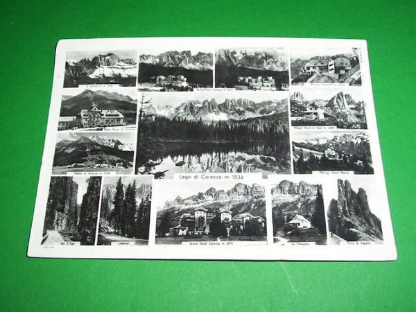 Cartolina Passo Carezza - Lago di Carezza Rifugio Coronelle e …