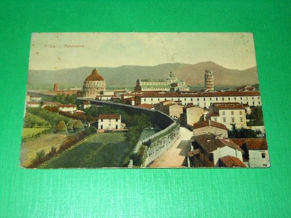 Cartolina Pisa - Panorama 1911