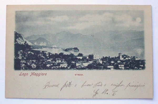 Cartolina Stresa ( Lago Maggiore ) - Panorama 1900