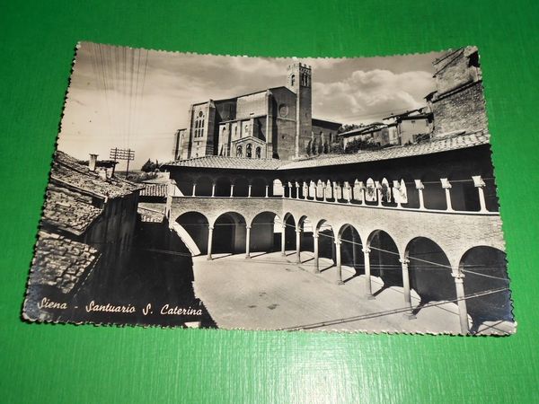 Cartolina Siena - Santuario S. Caterina 1950