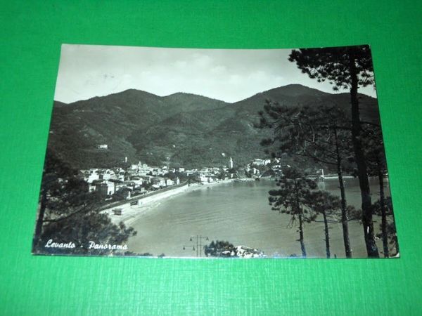 Cartolina Levanto - Panorama 1952