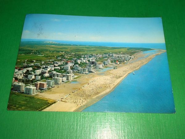 Cartolina Lido di Bibione - Dall' aereo 1968