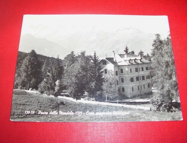 Cartolina Passo della Mendola - Casa lavoratori 1957