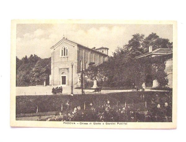 Cartolina Padova - Chiesa di Giotto 1930 ca
