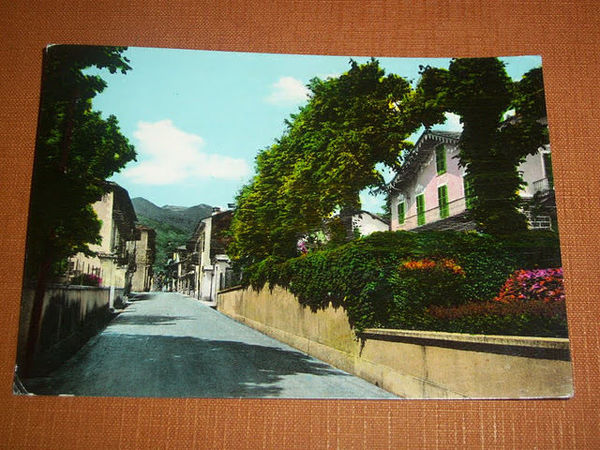 Cartolina Corio ( Torino ) - Entrata al paese 1965
