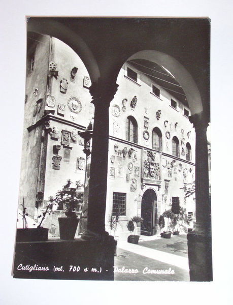 Cartolina Cutigliano - Palazzo Comunale 1958