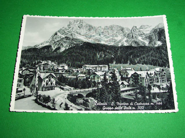 Cartolina S. Martino di Castrozza - Panorama col Gruppo delle …