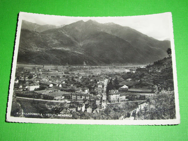 Cartolina Villadossola - Panorama generale 1938