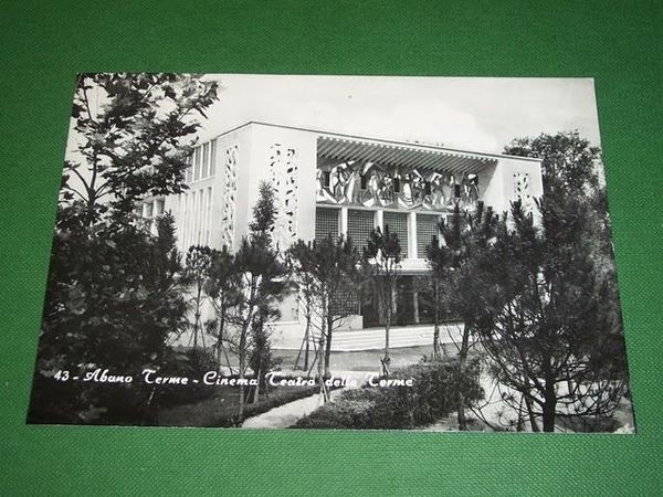 Cartolina Abano Terme - Cinema Teatro delle Terme 1970