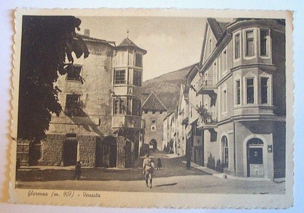 Cartolina Glorenza - Venosta 1940 ca