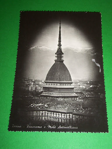 Cartolina Torino - Panorama e Mole Antonelliana 1956