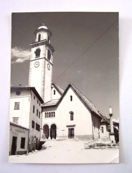 Cartolina Tuenno ( Val di Non ) - La Chiesa …