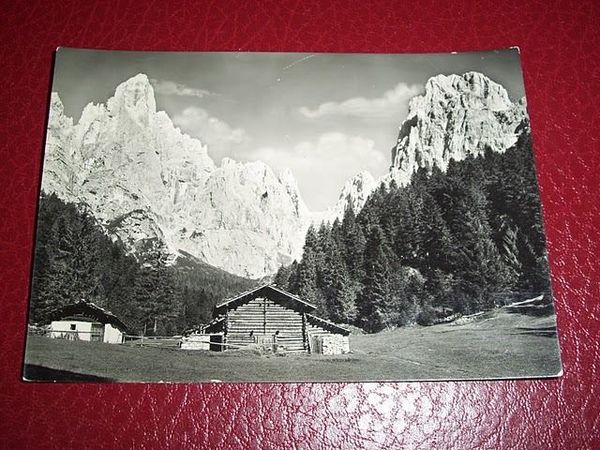 Cartolina Dintorni San Martino di Castrozza 1950 ca