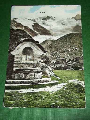 Cartolina Macugnaga - Alpe Pedriola - La Cappelletta 1964