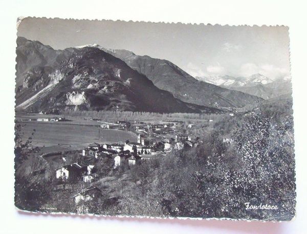 Cartolina Fondotoce - Panorama 1956