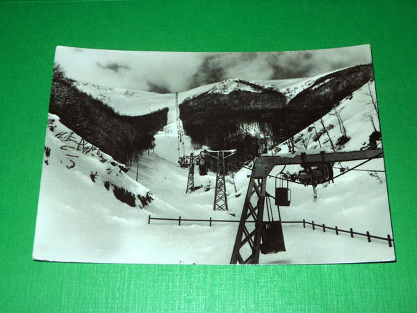 Cartolina Rivisondoli ( L'Aquila ) - Cabinovia di Monte Pratello …