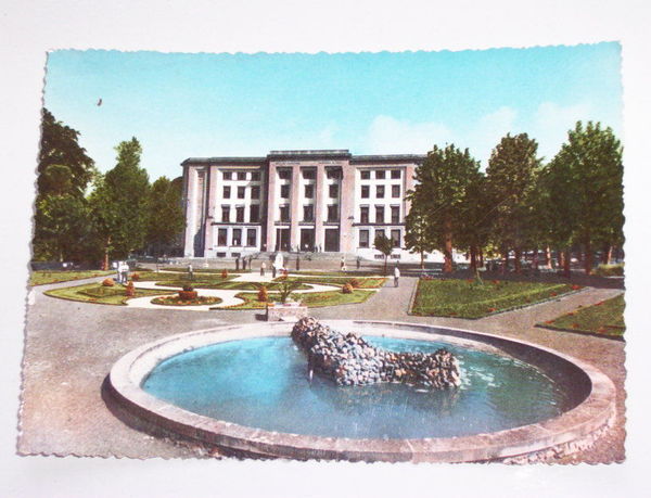 Cartolina Battaglia Terme - INPS - Giardino 1957