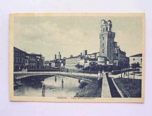 Cartolina Padova - Torre dell' Osservatorio 1930 ca