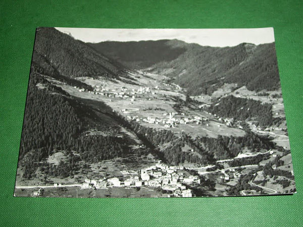 Cartolina Canal San Bovo - sopra Prade e Zortea 1964