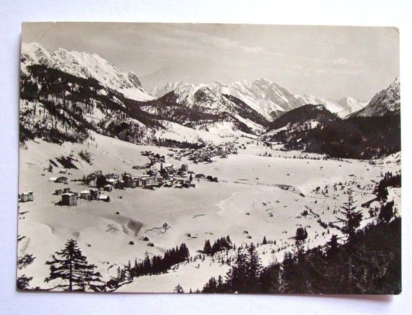 Cartolina Sappada - Panorama e M. Coglians 1955