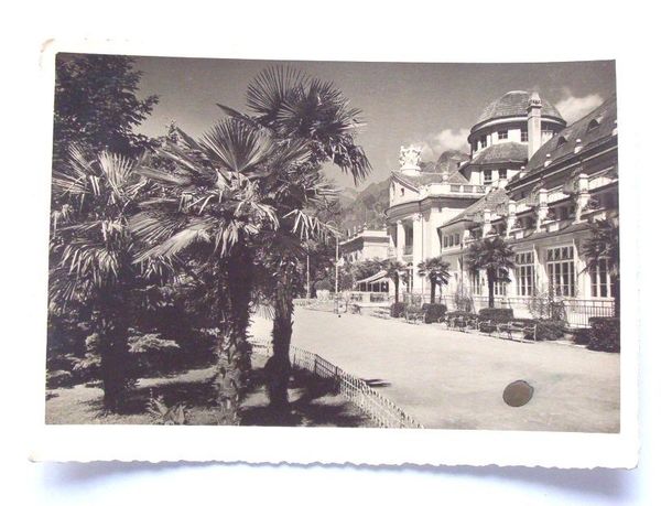 Cartolina Merano - Casino Municipale 1955 ca