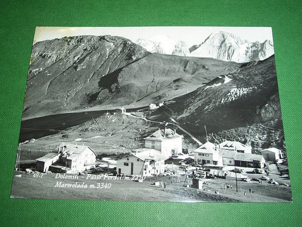 Cartolina Dolomiti - Passo Pordoi - Marmolada 1967