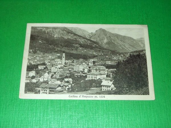 Cartolina Cortina d' Ampezzo - Panorama 1937