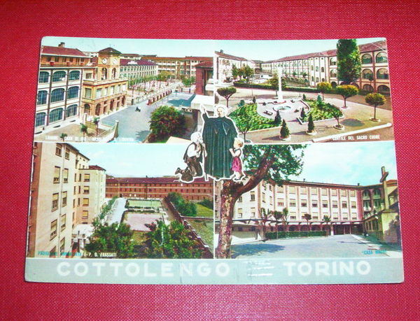 Cartolina Cottolengo Torino - Vedute diverse 1970