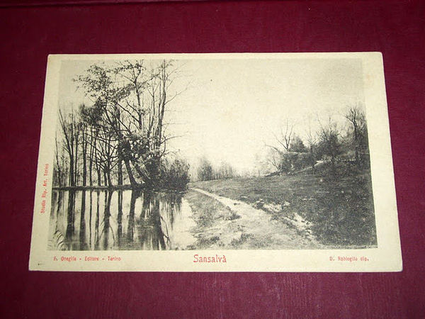 Cartolina San Salvà ( Torino ) - Dettaglio 1910 ca