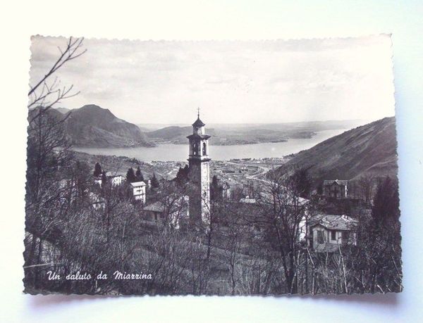 Cartolina Panorama di Miazzina 1962