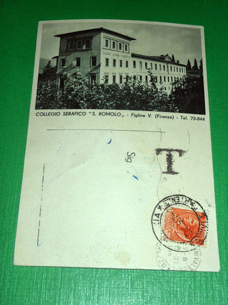 Cartolina Figline V. ( Firenze ) - Collegio Serafico S. …