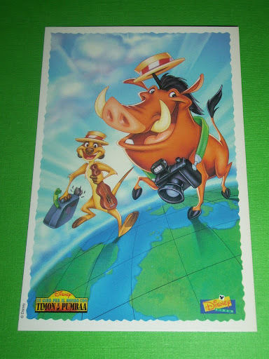 Cartolina Disney - Il Re Leone - Timon e Pumbaa …