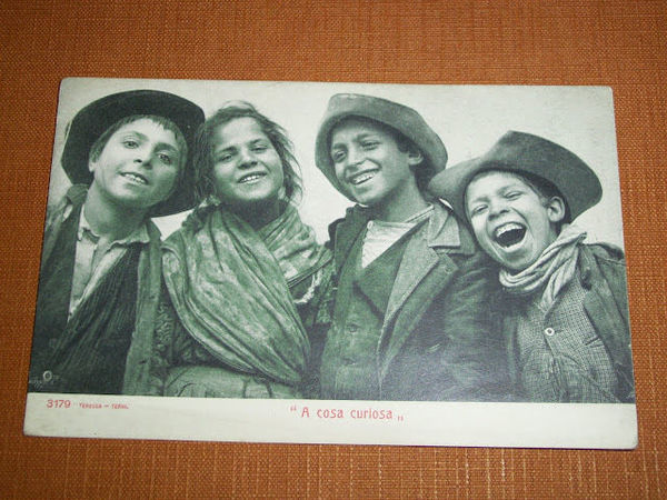 Cartolina Napoli - Costumi Napoletani - A cosa curiosa 1910 …