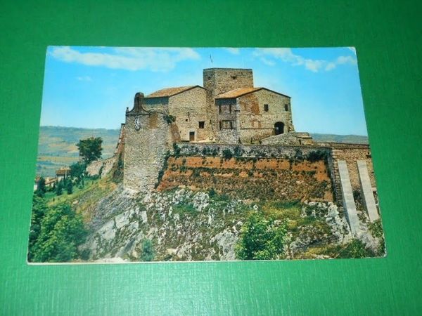 Cartolina Verucchio - Rocca Malatestiana 1965 ca