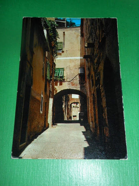 Cartolina Cervo Ligure - Carrugiu 1965 ca