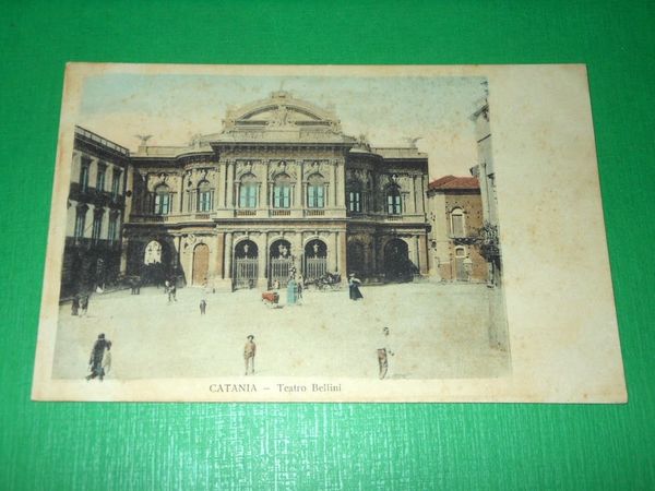 Cartolina Catania - Teatro Bellini 1910 ca