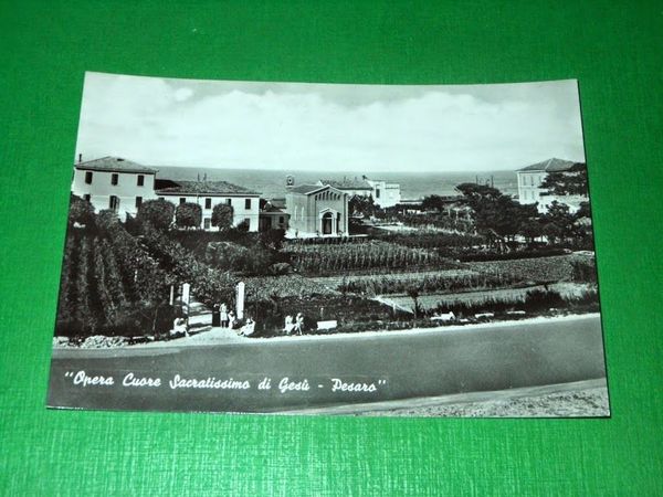Cartolina Pesaro - Opera Cuore Sacratissimo di Gesù 1960 ca