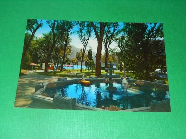 Cartolina Mandello Lario - Giardini Pubblici 1965 ca