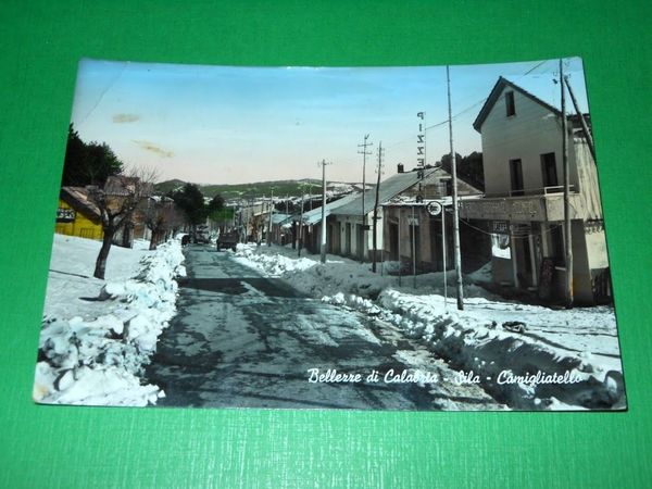 Cartolina Bellezze di Calabria - Sila - Camigliatello 1955 ca