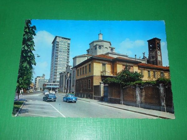 Cartolina Busto Arsizio - Piazza San Michele 1976