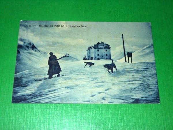 Cartolina Aosta - Hospice du Petit St. Bernard en hiver …