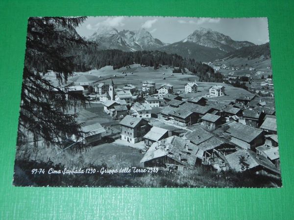 Cartolina Cima Sappada - Gruppo delle Terze 1968